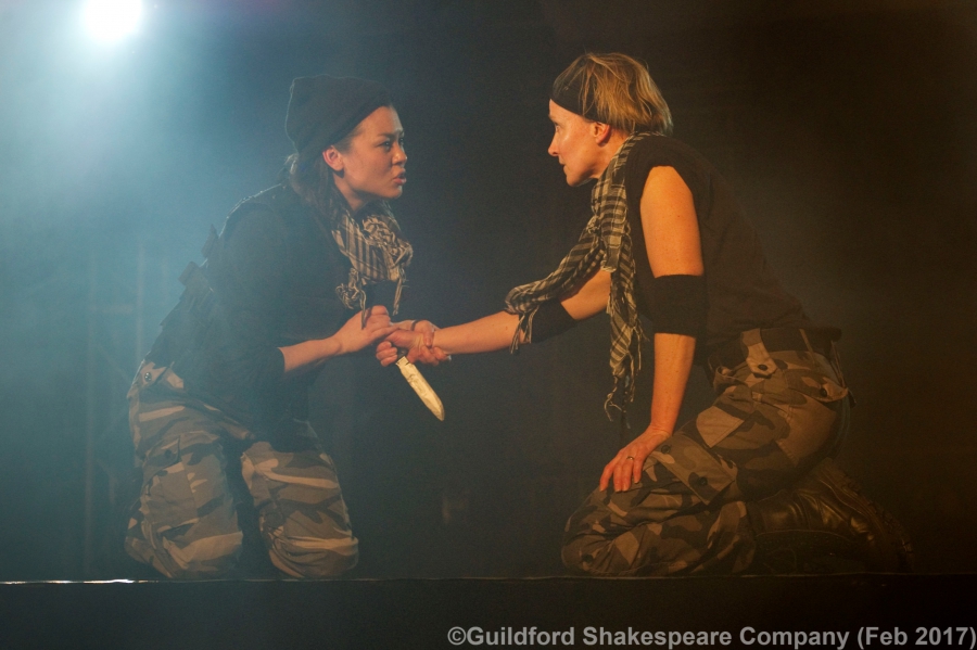 Julius Caesar, Lighting Design by Peter Harrison, Guildford Shakespeare Company, Holy Trinity Church, Guildford