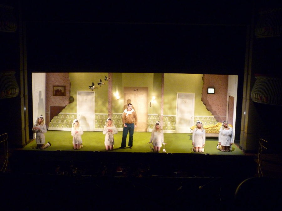 Orpheus in the Underworld, Lighting Design by Peter Harrison, Royal College of Music, Britten Theatre